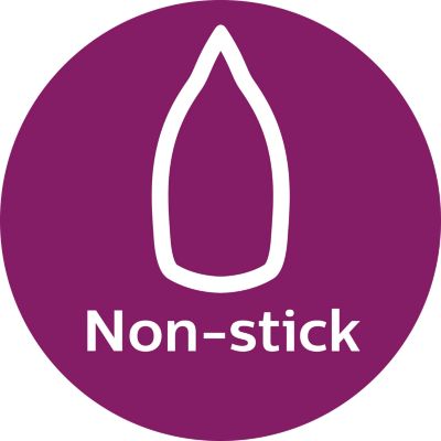 Non-stick soleplate for easy gliding