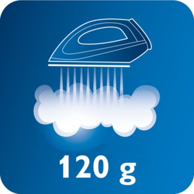 Steam boost up to 120 g