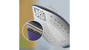 Durable and easy glide ceramic sole plate
