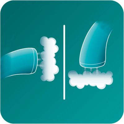 2 في 1: وظيفة دفق بخار عمودي وأفقي