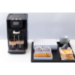 Delicioso café com um toque, em um design moderno