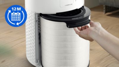 Long life filters up to 1 year