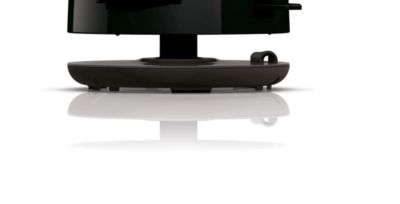 Base sin cable con giro de 360° para levantar y colocar fácilmente
