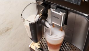 Une mousse onctueuse avec LatteGo, même avec du lait végétal