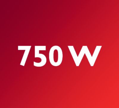 Alta potência para um aquecimento rápido