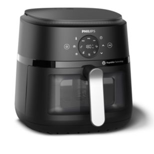 2000-serie Airfryer 6,2 l uit de 2000-serie (zilver)