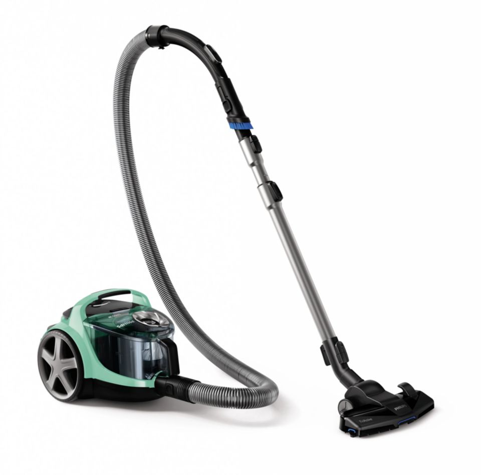 Full performance. Strong dust pick-up.