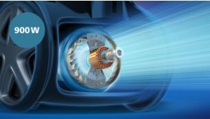 900 W motor za veliko moč sesanja