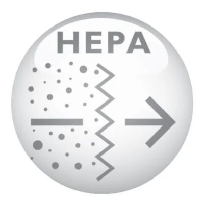 Filtro de saída HEPA para reter mesmo as partículas mais finas