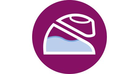 Daha uzun süre sürekli kullanım için ekstra büyük su haznesi
