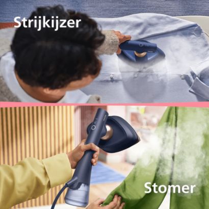 Philips Hybride strijkijzer en kledingstomer