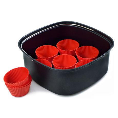 HD9956/00 Accessoire voor Philips Airfryer Familieformaat bakset
