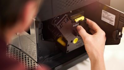 Лесно почистване благодарение на напълно подвижния блок за приготвяне