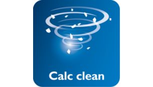 Control deslizante Calc Clean para eliminar fácilmente la cal de la plancha