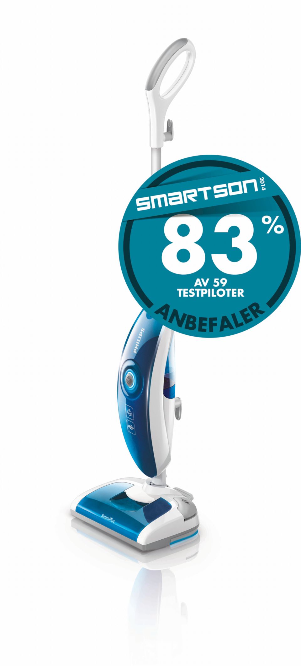 Hold gulvene skinnende rene med damp