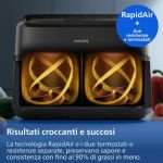 Il nostro airfryer con doppio cestello più compatto