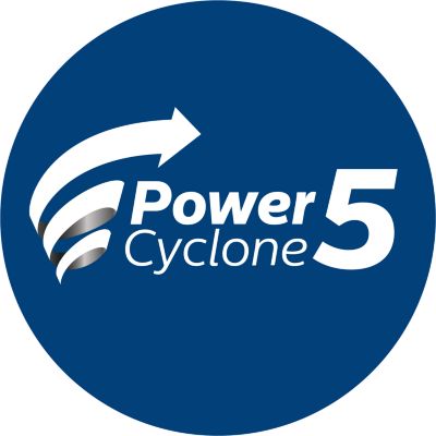 PowerCyclone 5 Technologie befreit die Luft von Staub