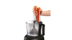 O 40 % väčšia podávacia trubica (v porovnaní s modelom Philips HR7625)