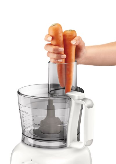 أنبوب لوضع الطعام أكبر بـ 40% (مقارنة بـ ‎(Philips HR7625