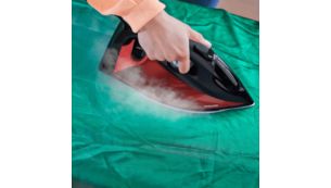 Stoomproductie tot 50 g/min voor snellere kreukverwijdering