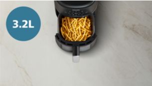 Tamaño perfecto para cualquier cocina con un recipiente de 3,2 l