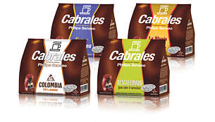 Reeks speciaal voor Cabrales ontwikkelde koffiepads
