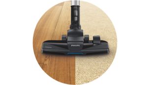 TriActive 吸嘴，可进行 3 向彻底清洁操作