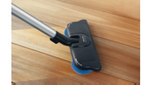 Super Parquet nozzle removes 3 x more sticky dirt