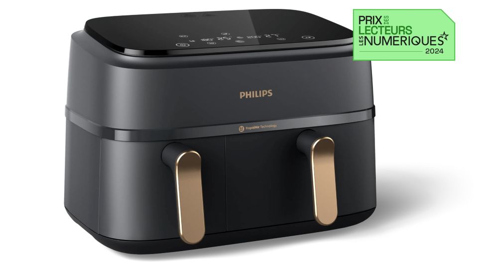 L'Airfryer Philips &agrave; Double Panier synchronise la cuisson de votre repas, pour que vos deux plats soient cuits &agrave; la perfection simultan&eacute;ment. 