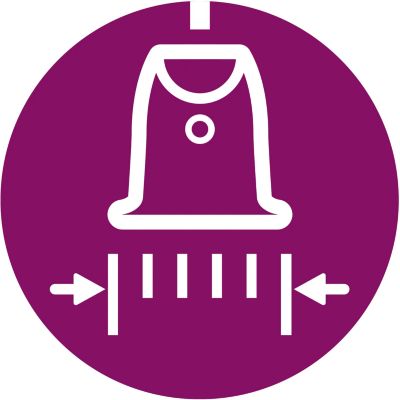 Diseño compacto para guardar fácilmente