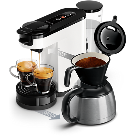HD6592/01R1 SENSEO® Switch Machine à café à dosettes et filtre - Reconditionnée