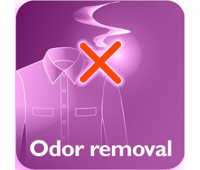 Elimina los olores corporales, del cigarrillo y la comida