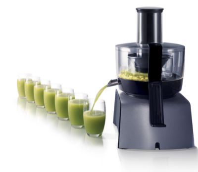 Sucos até 200% mais rápidos em comparação com juicers de outros processadores