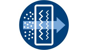 El filtro ultra higi&eacute;nico captura m&aacute;s de un 99&nbsp;% de polvo fino