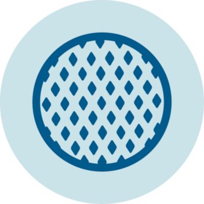 לא צפויות סתימות במכשיר, הודות למסנן עם המיקרו-נקבים