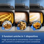 Maxi Cestello Flexi per cuocere a vapore o friggere ad aria