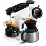 Caffè delizioso in due modi, con filtro o cialde