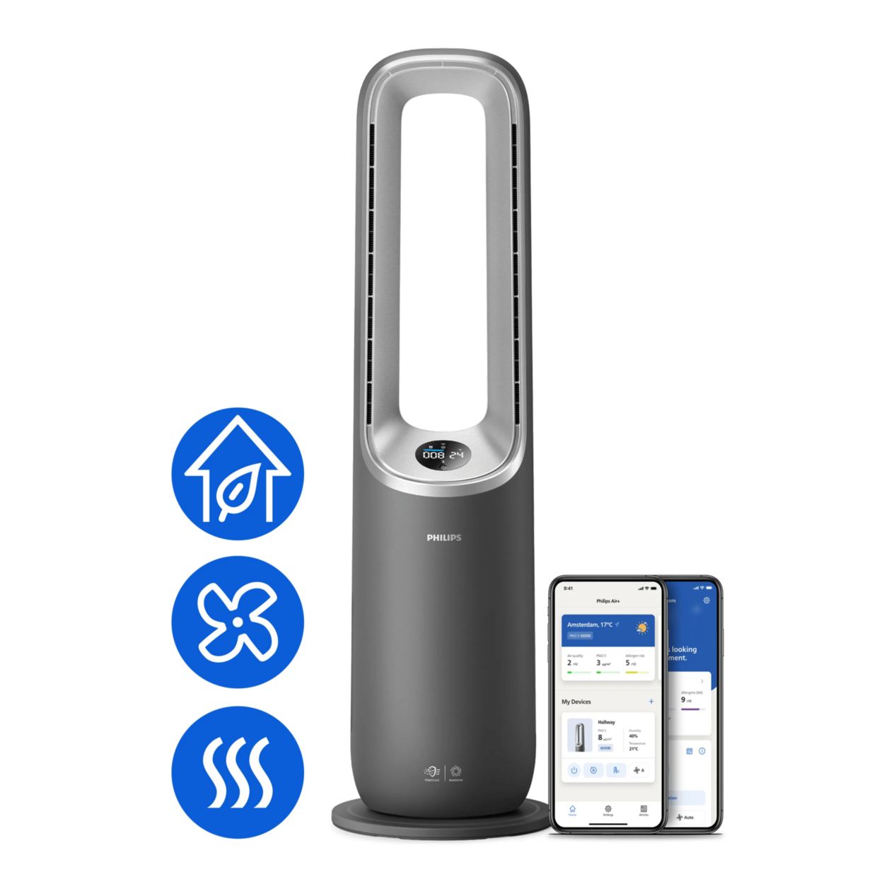 Purification meets heating & cooling power.
