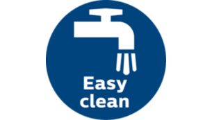 Easy-clean design