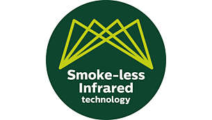 Вдосконалена технологія з інфрачервоним випромінюванням створює до 80% менше диму