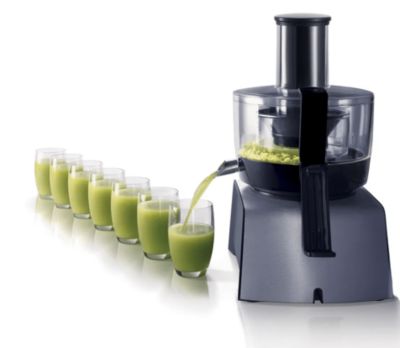 Jugos hasta un 200% más rápidos en comparación con los extractores de jugo de otras procesadoras