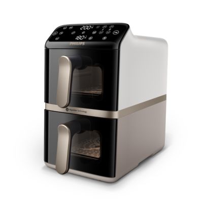 4000 ser. „Airfryer“ su 2 krepšeliais