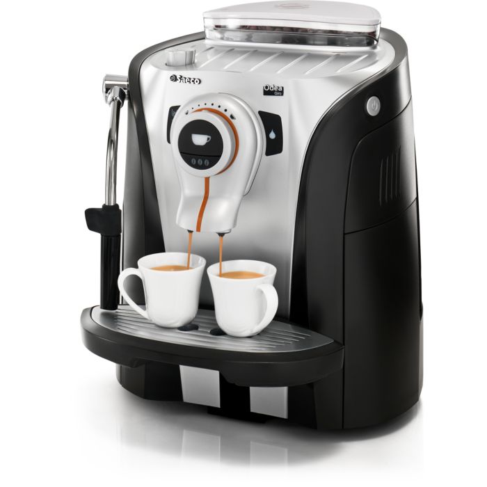 Espressomachine met een trendy en functioneel ontwerp