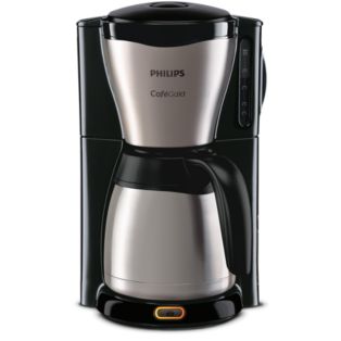 Cafetière filtre, verseuse isotherme, métal