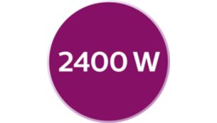 2 400 W pour une montée en température rapide et d'excellentes performances