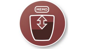 Fonction mémorisation du café pour recréer le café que vous aimez