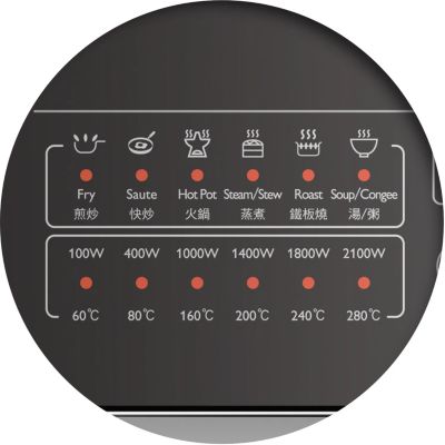 6档火力选择，轻松应对各种烹饪需求