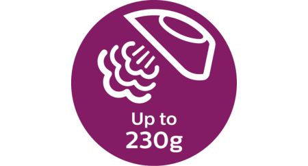 Effet pressing jusqu'à 230 g pour éliminer les faux plis tenaces