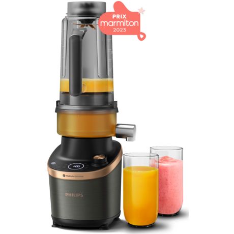 HR3770/10 Blender Flip&Juice™ Blender haute vitesse 2-en-1 avec extracteur de jus