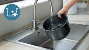 Nonstick-bel&auml;ggning g&ouml;r att maten inte fastnar eller att ytan repas